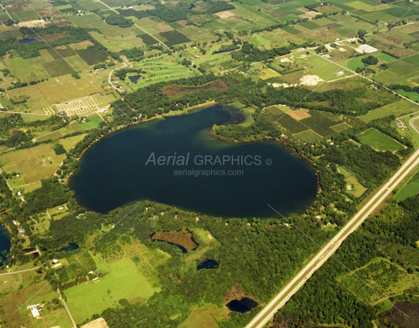 Lake Cora in Van Buren County, Michigan